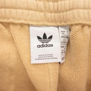 adidas Originals アディカラー パーレイ スウェットパンツ イージー L 切替 裏毛 ロゴ刺繍 ベージュ 白 ホワイト HL9398