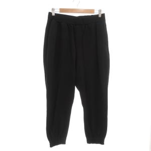 23AW パンチ ヘム パンツ イージー クロップド丈 黒 ブラック /AE