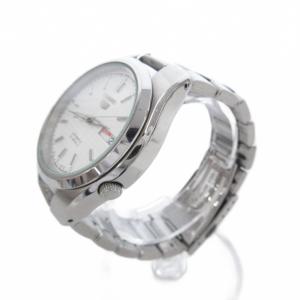 SEIKO 5 ファイブ 腕時計 自動巻き アナログ デイデイト ステンレス 銀色 シルバーカラー SNK601K1