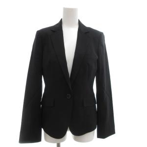 INED Marzotto セットアップ スーツ ジャケット 9 パンツ 11 背抜き シングル 黒 ブラック 
