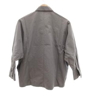 PRADA ジップアップ シャツジャケット ブルゾン ドルマンスリーブ 38 グレー系 /UO