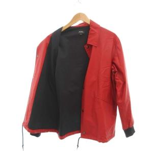 A.P.C. ROCKSTEADY コーティング コーチジャケット S 赤 レッド /UO