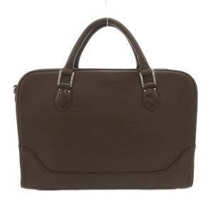 PELLE MORBIDA メイデンヴォヤージュ シュリンクレザー 2WAY ブリーフバッグ ブラウン