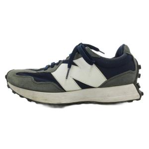 327 ローカットスニーカー 25cm MS327CNW スエード ネイビー