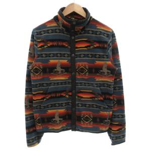 フリースジャケット ブルゾン S マルチカラー ネイティブ柄 総柄 /GV