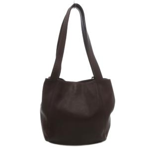 オールド トートバッグ セミショルダー レザー 本革 ブラウン 茶 4181 /FF