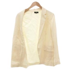 Theory 22SS Admiral Stripe Casual Blazer ジャケット 2 総裏地 シングル アイボリー春秋