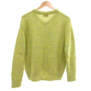 UNITED ARROWS ミックスニット セーター モヘア混 長袖 Vネック 緑系 マルチカラー /UO