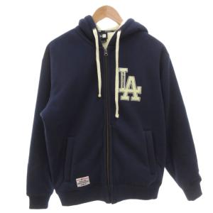 MLB コラボ COOPERS TOWN ZIP-UP HOODIE ドジャース パーカー フーディ 裏地ボア