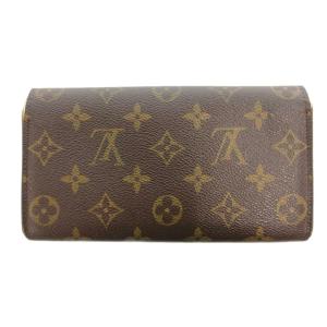 LOUIS VUITTON モノグラム ポシェットポルトモネクレディ 長財布 二つ折り 茶 ブラウン M61726 /UO
