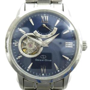 STAR パワーリザーブ 腕時計 オープンハント DA02-C0-B 自動巻き 文字盤ネイビー