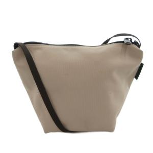 舟形 ショルダーバッグ ナイロン ベージュ系 /UO