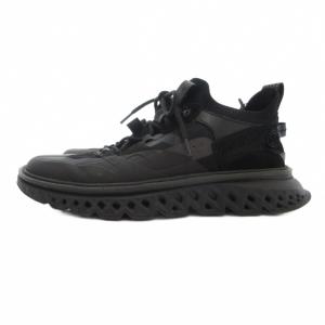 COLE HAAN ゼログランド ワーク スニーカー 26cm シューズ ローカット 黒 ブラック C36318 /AE