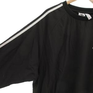 adidas Originals BEAMS 別注 18SS ナイロンプルオーバートラックトップ トレーナー プルオーバー ロゴ刺繍 ライン