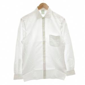 タグ付き MIMLANO ワイシャツ ドレス 長袖 15-33 白 ホワイト /FF TZ2