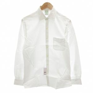 タグ付き MIMLANO ワイシャツ ドレス 長袖 15-33 白 ホワイト /FF