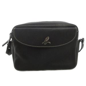 ショルダーバッグ 斜め掛け クロスボディ ロゴ ターンロック OAS04M-03 ブラック /FF