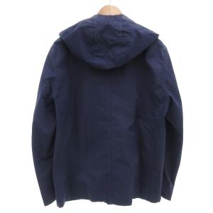 MACKINTOSH ステンカラーコート ショート フード付 2WAY 44 紺 ネイビー /GV