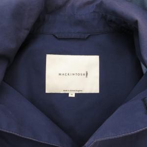 MACKINTOSH ステンカラーコート ショート フード付 2WAY 44 紺 ネイビー /GV