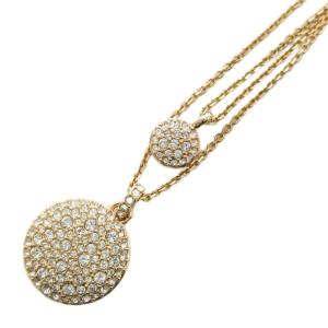 Sublima プレーティング ペンダント レイヤードネックレス ドーム隕石モチーフ ゴールドカラー 白