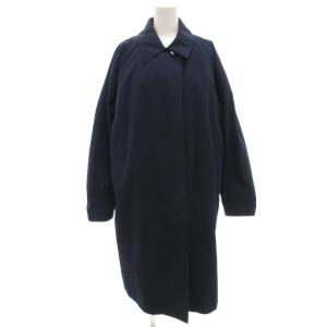 ステンカラーコート ロング ダウンライナー付 L 紺 ネイビー /GV