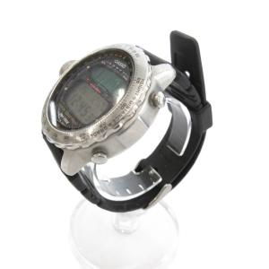 CASIO PROTREK 腕時計 デジタル クォーツ ラバーバンド 黒 ブラック ALT-7000 /UO