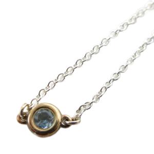 カラー バイザヤード アクアマリン ブレスレット シルバー925