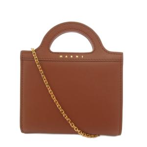 BILLFOLD WCHAIN チェーンウォレット ブラウン