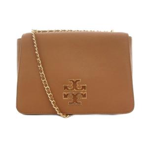 チェーン ショルダーバッグ レザー ロゴ キャメル /UO