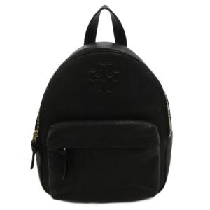 リュックサック デイパック バックパック ロゴ レザー 黒 ブラック /FF