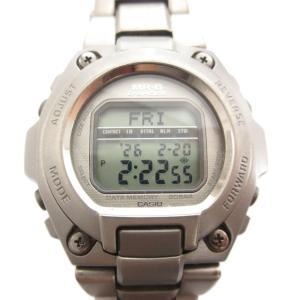 ジャンク品 MR-G 腕時計 クォーツ デジタル チタニウム シルバー MRG-200T-7 /UO