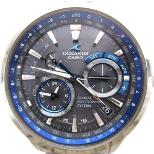 オシアナス 腕時計 電波 ソーラー クロノグラフ デイデイト チタン OCW-G1000-1AJF