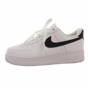 Air Force 1 Low 07 White Black Pebbled Leather