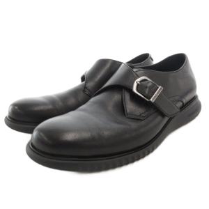 ZEROGRAND MONK STRAP 2 ドレスシューズ ビジネス レースアップ レザー 9M 黒