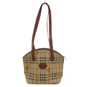 ヴィンテージ ショルダーバッグ ベージュ ノバチェック