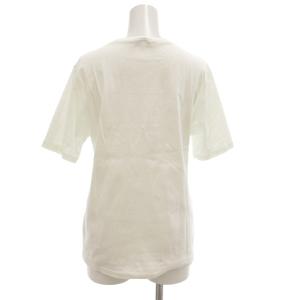 SCAPA Tシャツ 38 白 ホワイト 半袖 刺繍 ラウンドネック /UO