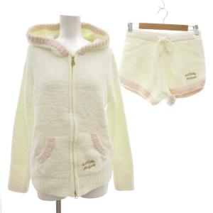 セットアップ パーカー ショートパンツ F イージー 白 ホワイト /AE