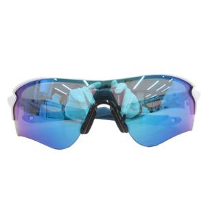 RADARLOCK スポーツサングラス アイウェア ロゴ金具 青 ブルー 白 ホワイト OO9206-5338