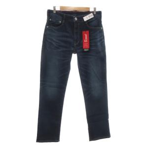 タグ付き JERSEYS レギュラーストレートパンツ デニム ジーンズ L スリムテーパード ダークインディゴ