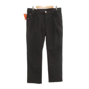 タグ付き JERSEYS WILD FIRE ストレートパンツ スラックス L 裏起毛 ストレッチ 黒