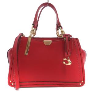 ドリーマー21 ハンドバッグ ショルダー 2WAY ミニ レザー 本革 赤 レッド 67021 /AE