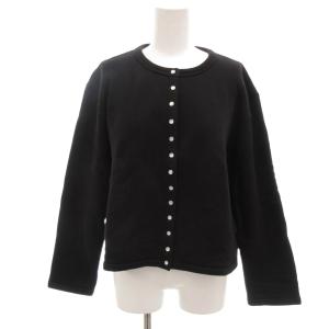Le Classique カーディガン プレッション コットン メルトン 3 黒 ブラック 0267M001