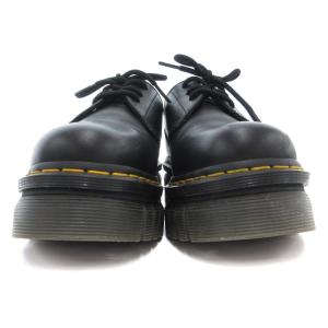 AUDRICK オードリック 3ホールシューズ 5 24cm 厚底 黒 ブラック 