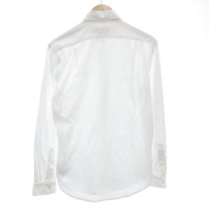POLO RALPH LAUREN KNIT DRESS SHIRT ドレスシャツ S 長袖 ロゴ 白 ホワイト /AE