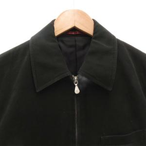 PAUL SMITH ステンカラージャケット ブルゾン L 黒 ブラック ジップアップ /FF