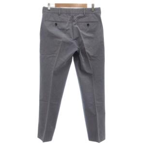 MARGARET HOWELL パンツ スラックス テーパード センタープレス サンプル品 L 青 ブルー /GV
