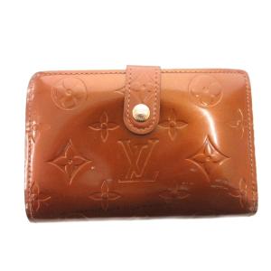 ヴェルニ ポルトフォイユヴィエノワ 二つ折り財布 ウォレット がま口 茶 ブラウン M91209 /FF