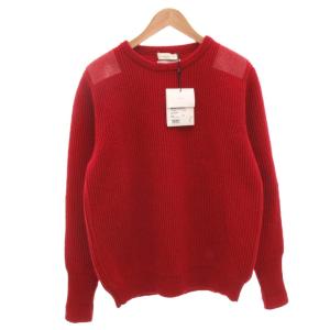 タグ付き SLAM JAM Military Knit セーター リブニット 長袖 シリコンプリント ウール
