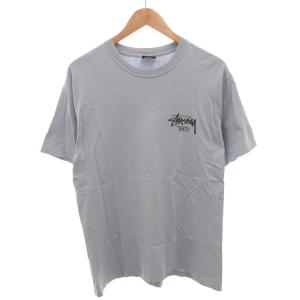 Tシャツ カットソー 半袖 ロゴ プリント バイカラー TOKYO M 青 ブルー /FF