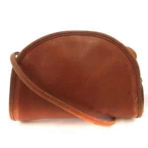 オールドコーチ ショルダーバッグ 斜め掛け クロスボディ レザー 309 USA製 茶 ブラウン /FF